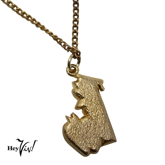 Vintage 80s Enamel Charm Necklace Cute School Teacher Ruler Apple Theme- Hey Viv - Picture 2 of 4